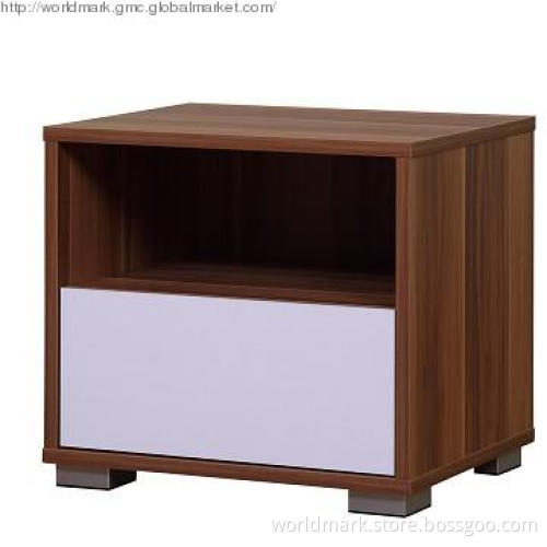 Bedside Table with Melamine Finish
